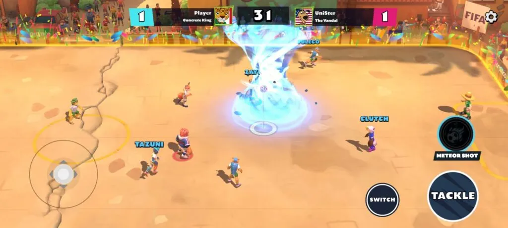 FIFA Heroes tornado ability