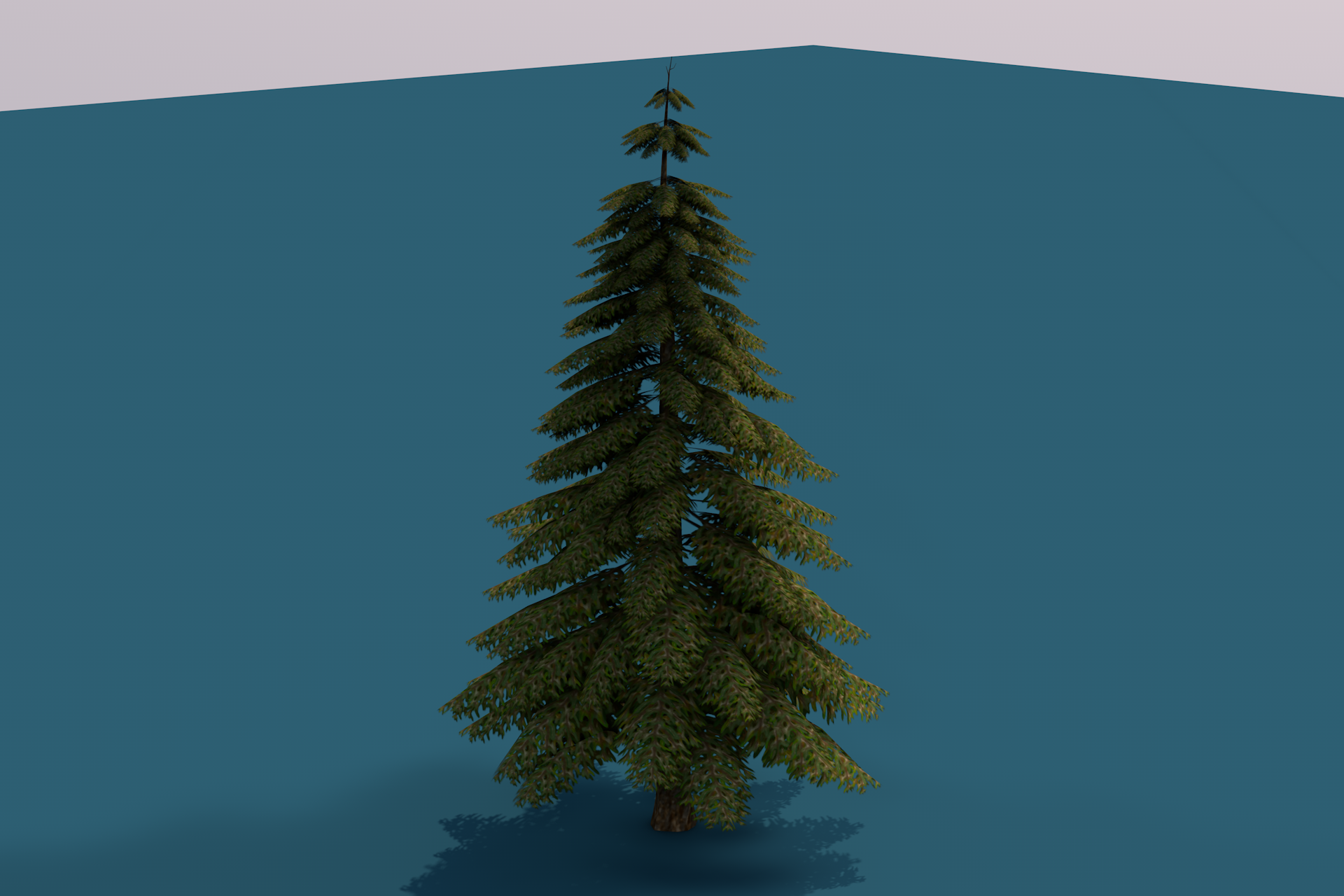 Stylized Pine Tree